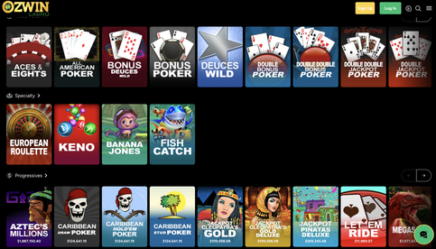 ozwin casino Gameplay